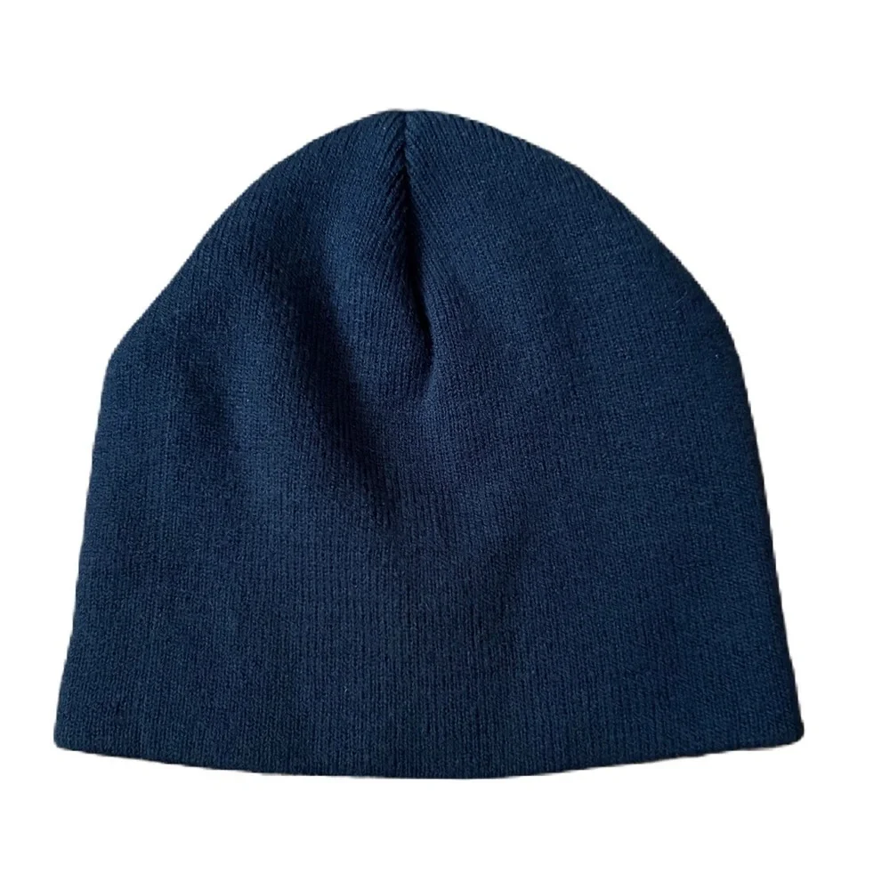 Wonder Nation Navy Blue Knit Beanie Hat Kids Winter Warm